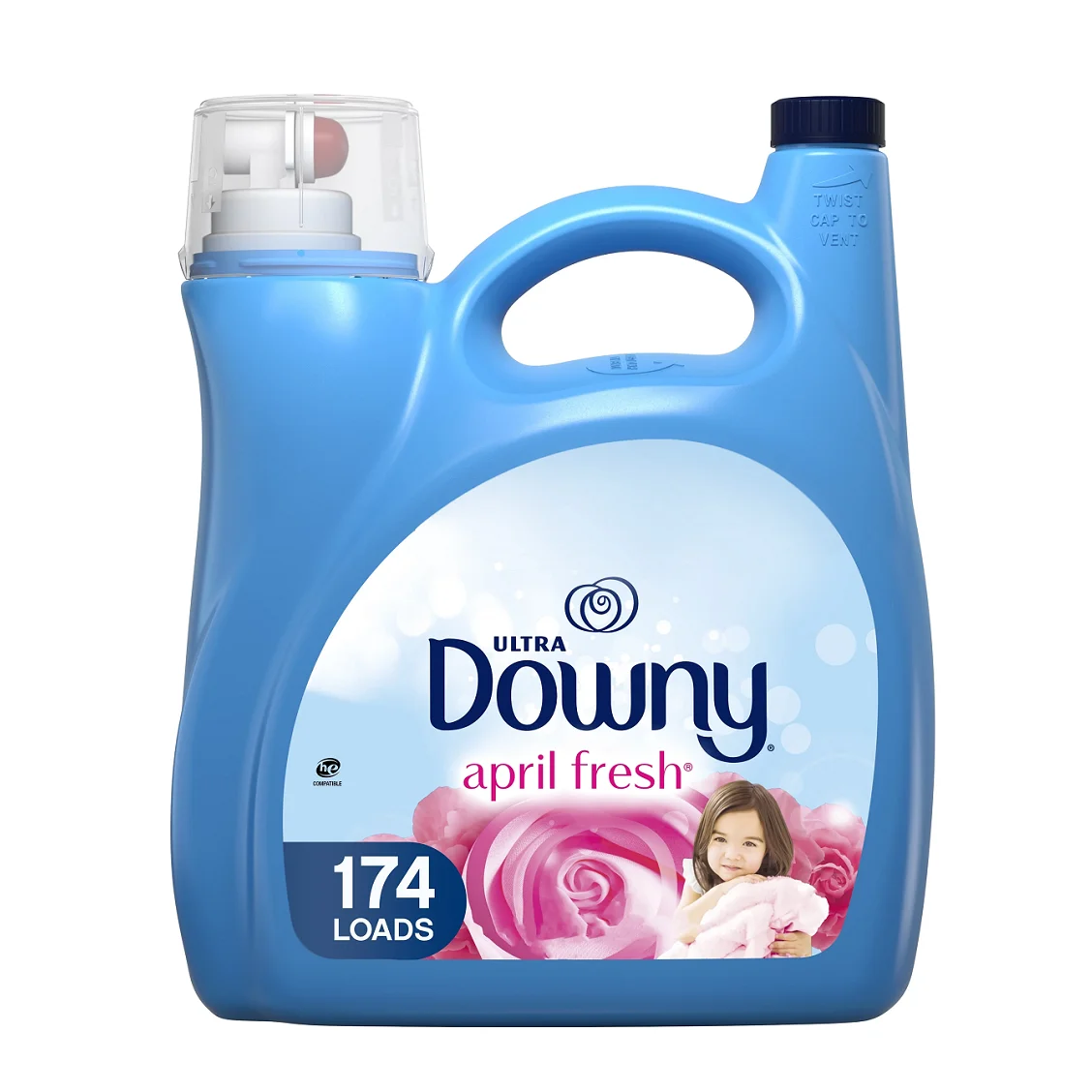 Downy Ultra April Fresh Fabric Softener 5.03 L 251 Loads Powder Shape for Effective Clothing Detergent Use
