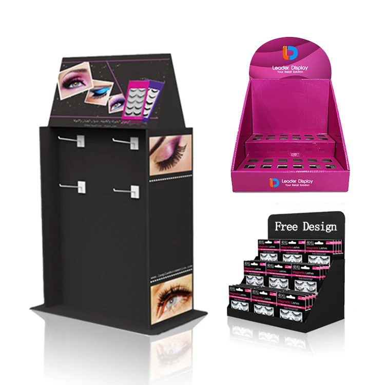 Paper Makeup Perfume Cosmetic Product Skin Care Nail Polish Lipgloss Display Stands Countertop