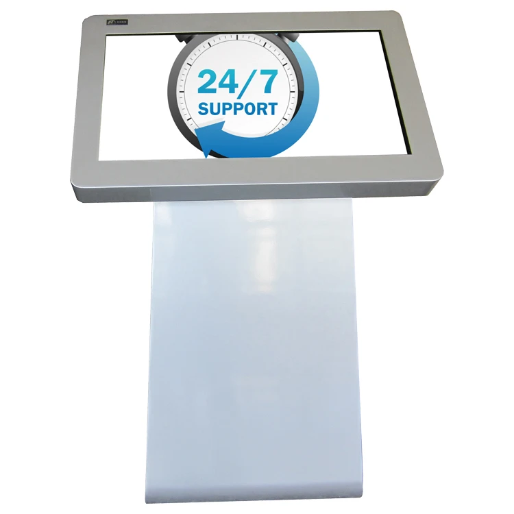 Horizontal led-touchscreen kiosk touch screen monitors totem