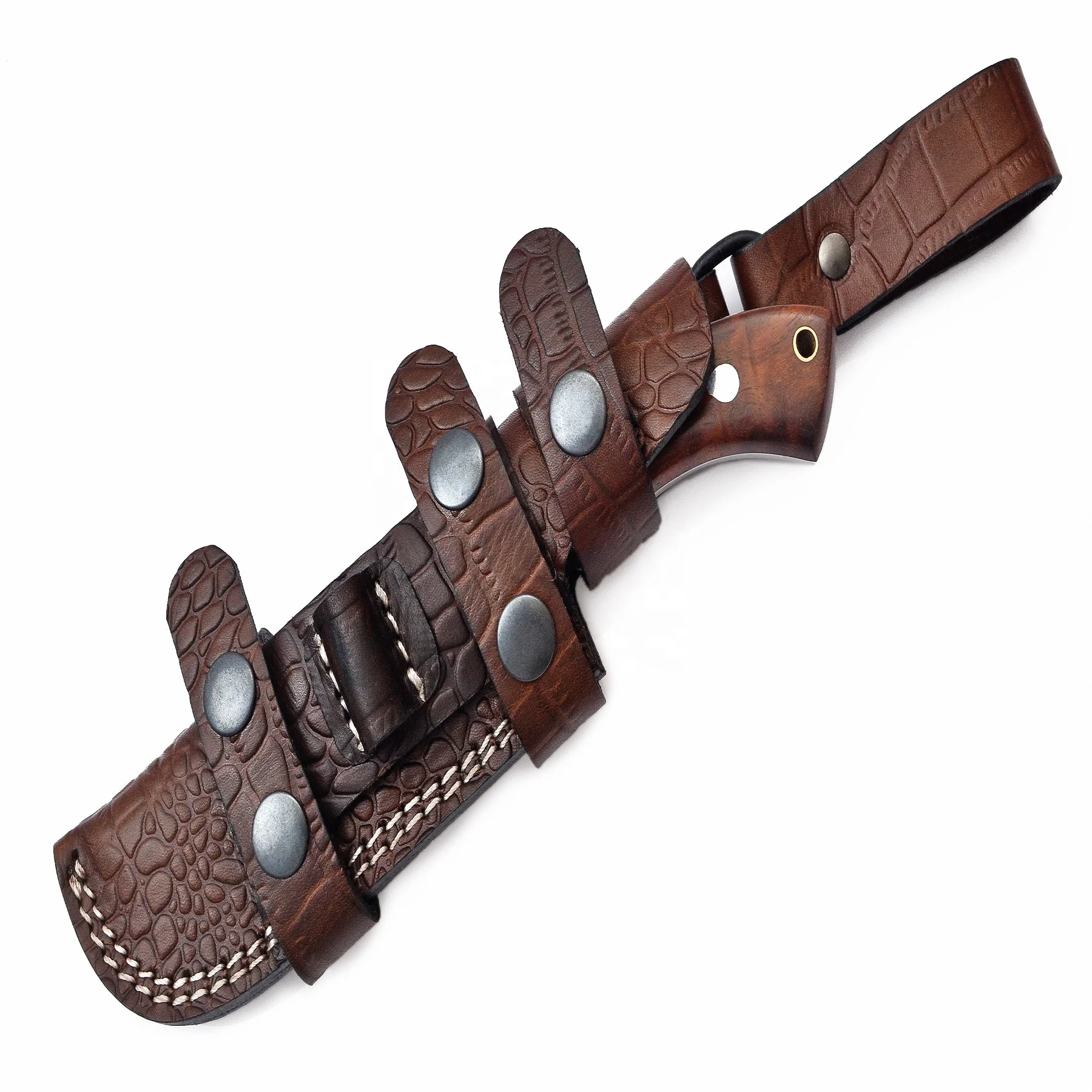 Custom Handmade  Leather Knife Horizontal sheath