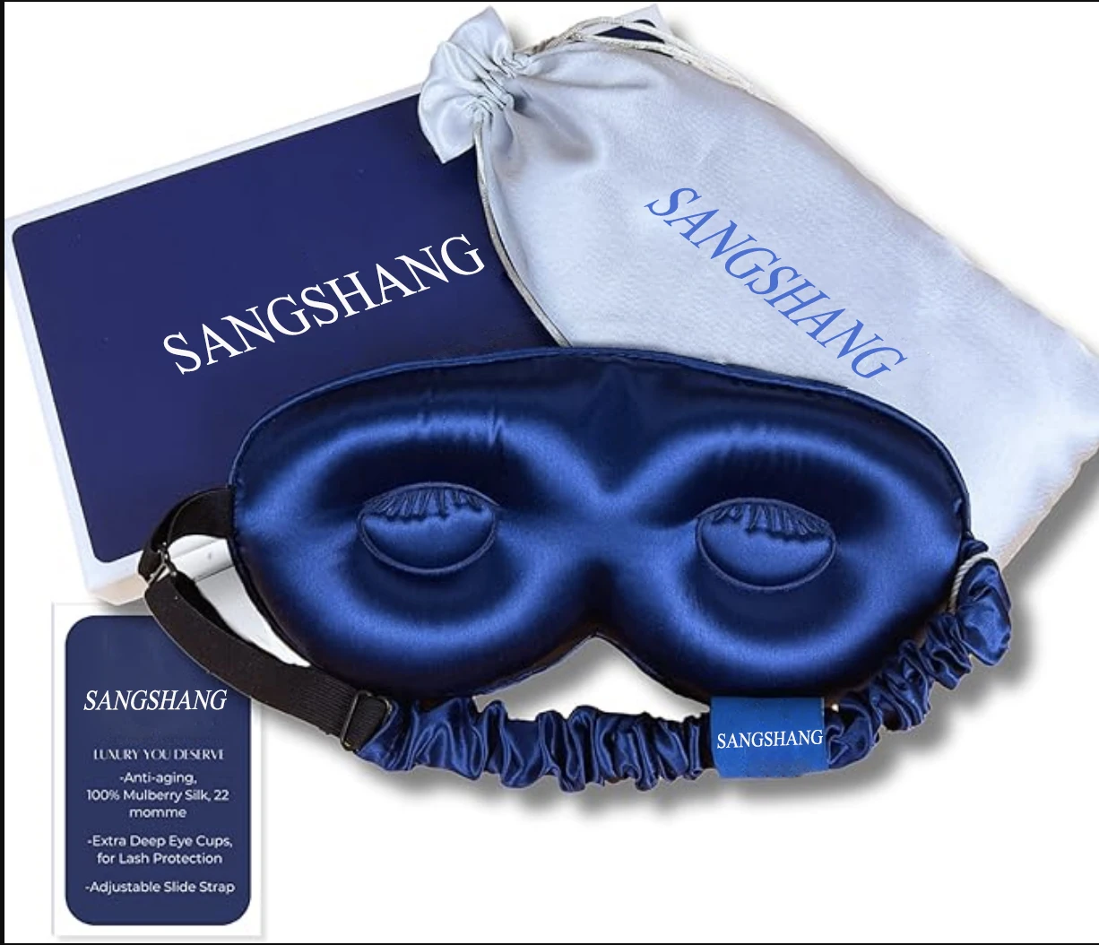Оптовая продажа, 100% Шелковая Маска Для Глаз