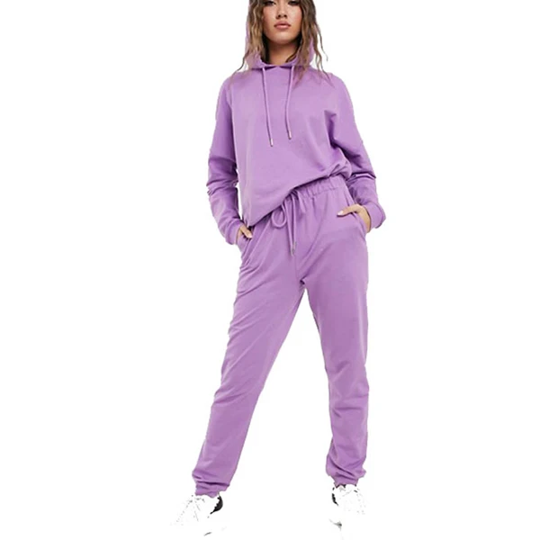 New Stylish Custom Logo Tracksuit Crop Tops Hoodies and Sweatpants Two Piece Set Jogging Tracksuits For Men and Women