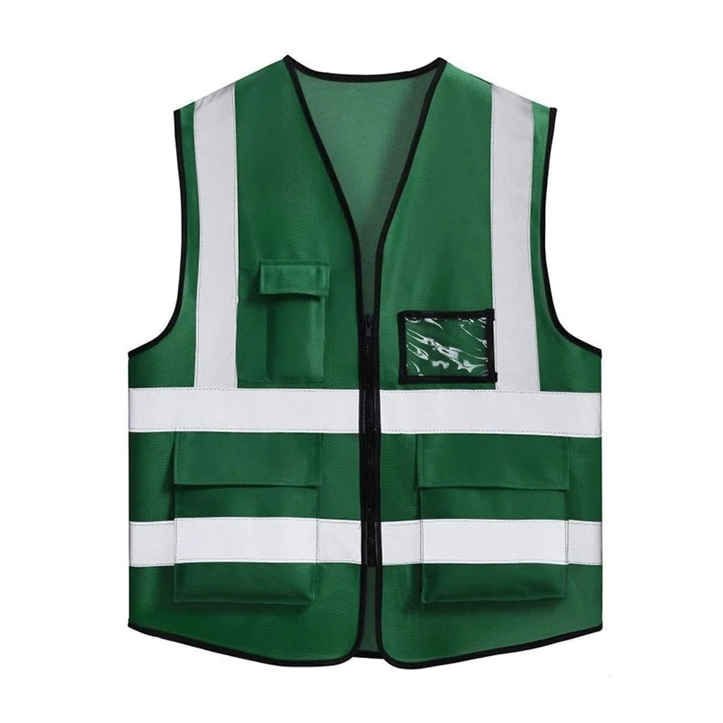 Traffic Road Working Reflective Safety Vest with Pocket High Visibility Product for Outdoor Workers