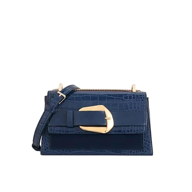 New Fashion Pu Crocodile Crossbody Chain Bag Customize Quality Ladies Shoulder Bags Faux Leather Womens Messenger Bags