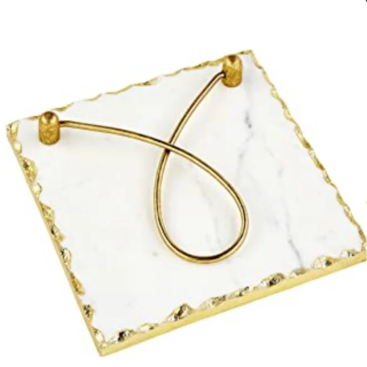 Royal Look Home Hotel Tabletop Use Hot Seller Tissue Holder Marble Stand For Tissue Paper Holding Box At Low Price