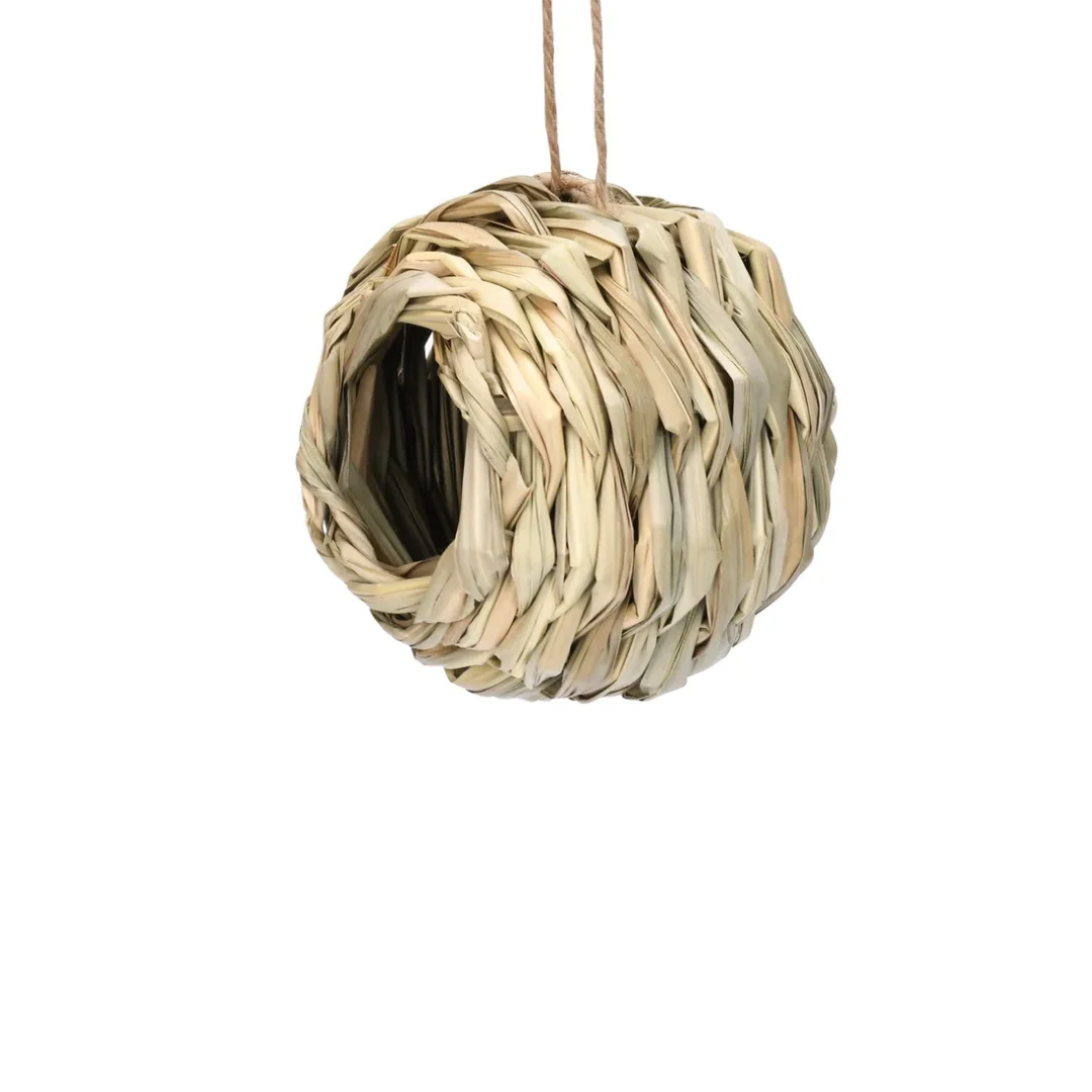 Wholesale Resting Place for Birds, Hanging Natural Grass Bird Nest, Hummingbird House Handcrafted Hut