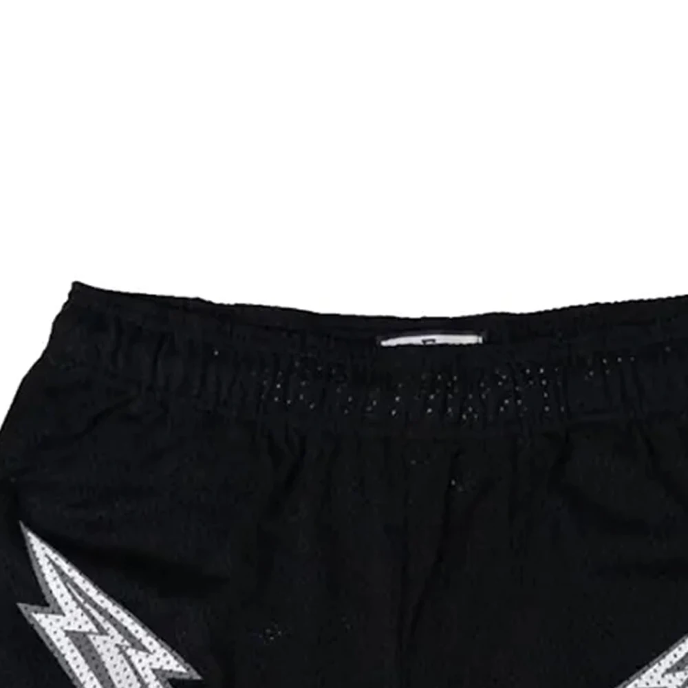 Shorts White Black Skyline Bolt Cyber Unisex Shorts