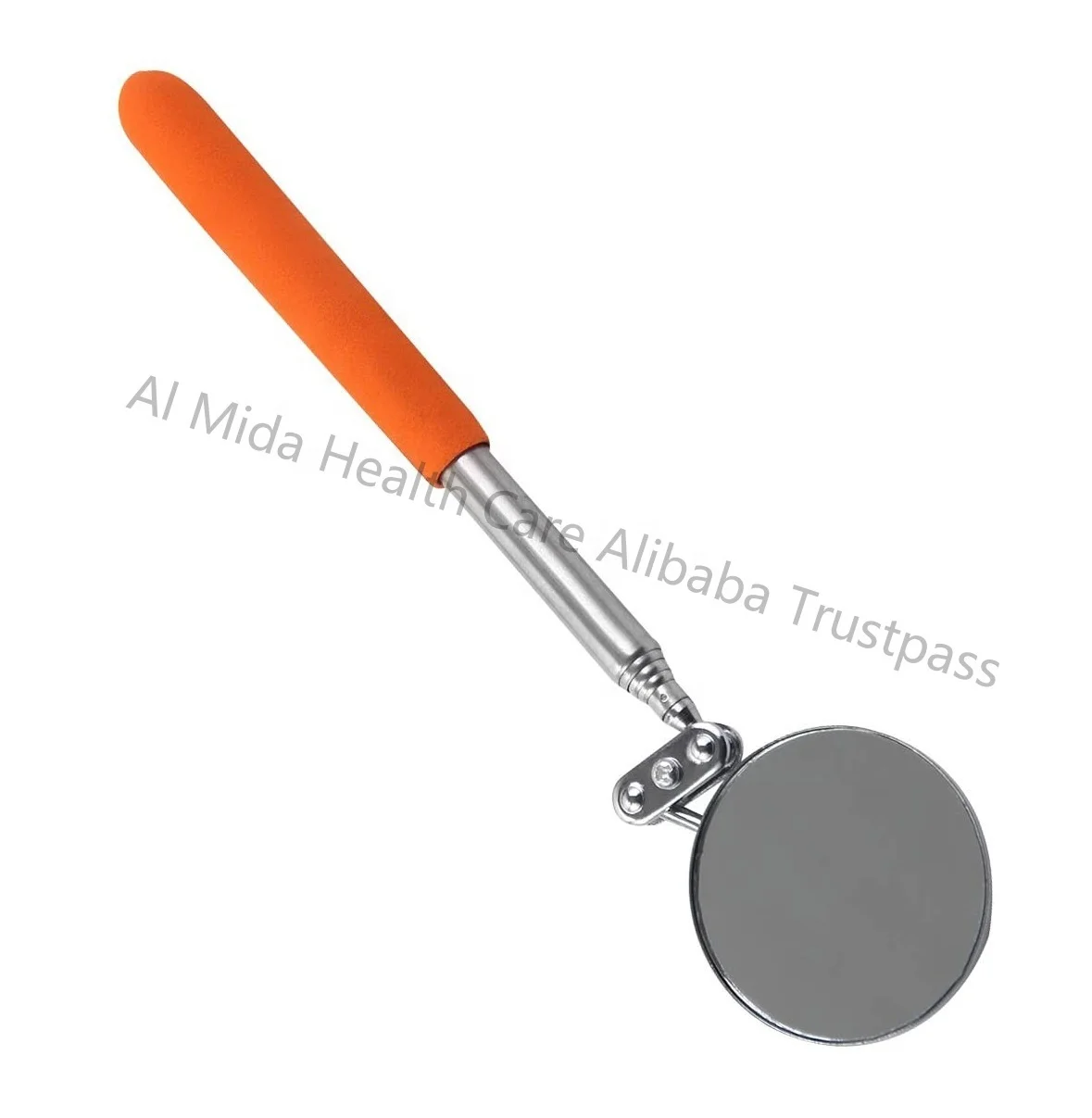 Передняя поверхность высокое разрешение стоматологическое зеркало #4 с ручкой из нержавеющей стали стоматологические инструменты от Al Mida