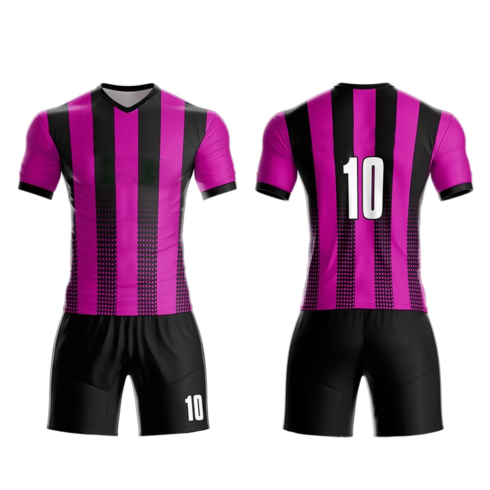 Soccer Jersey Sports Sublimation Training Soccer wear Uniforms barcelona-Short set Number Logo Soccer Jersey
