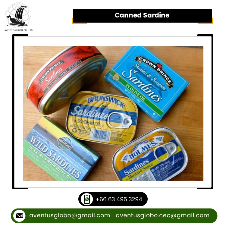 Wholesale Quantity Supplier of Delicious High Quality Best Seafood Canned Sardine in Sunflower Oil at Factory Price