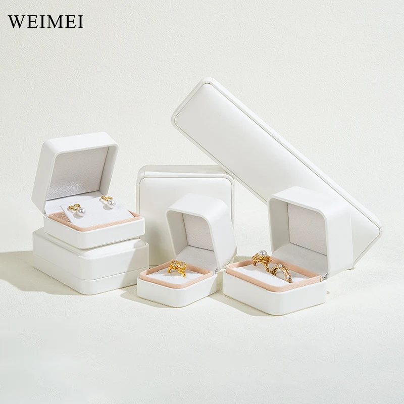 WEIMEI оптовая продажа упаковка для ювелирных изделий из искусственной кожи