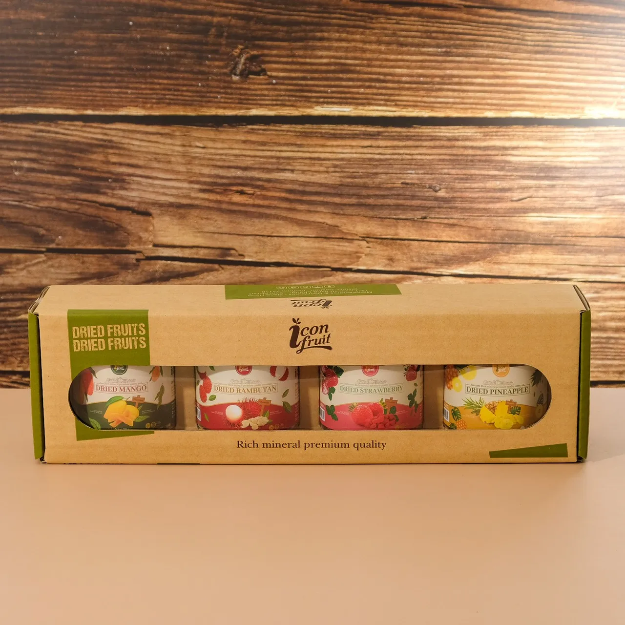 Dried fruits in premium retail packaging high quality