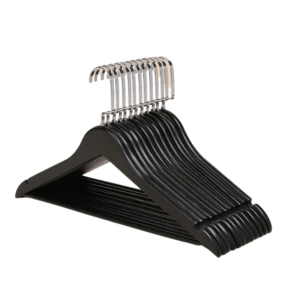 FMH063 wholesale Low Price Custom Wooden Hangers vintage Cloth scarf pant dress coat wooden hanger Hanger Wood