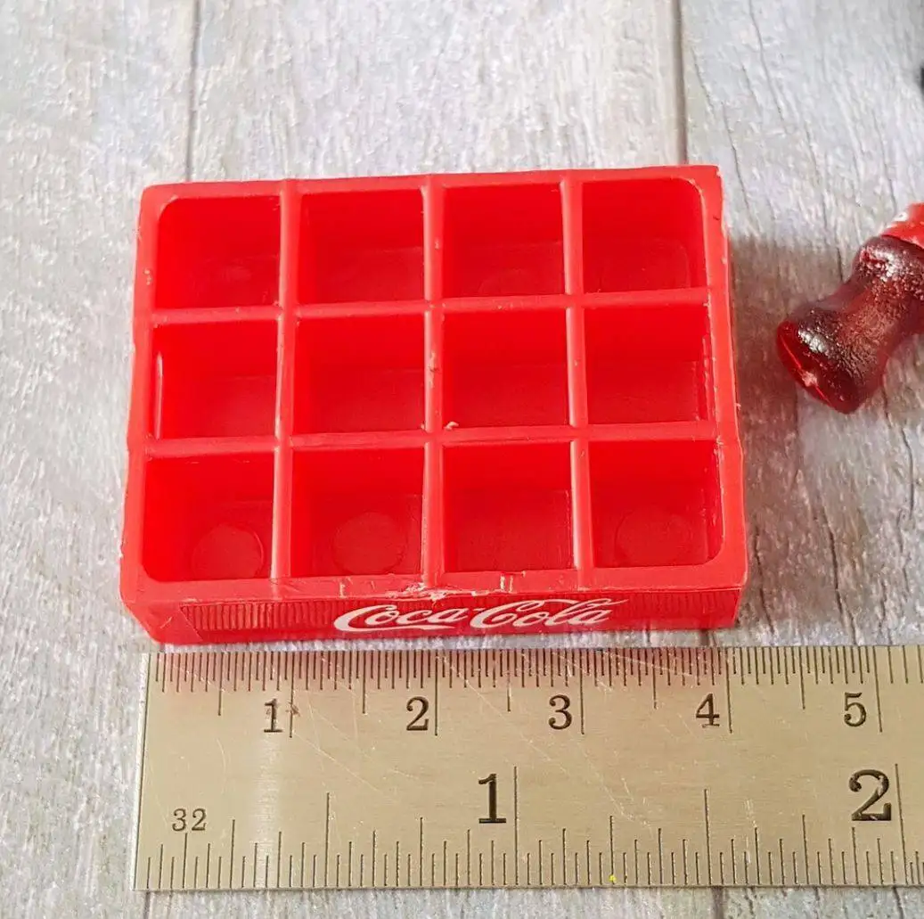 Dollhouse Miniatures Drink Beverage Coke Bottles Set Collectibles