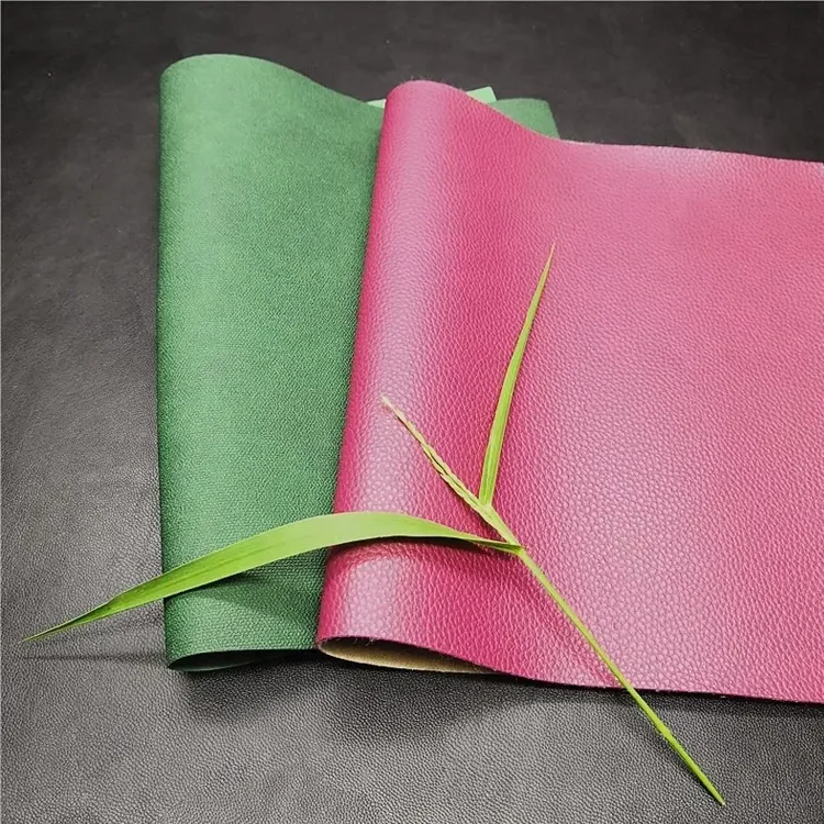 Eco soft vegan synthetic PU fabric backing leather animal printing snakeskin embossed artificial leather for shoes bags