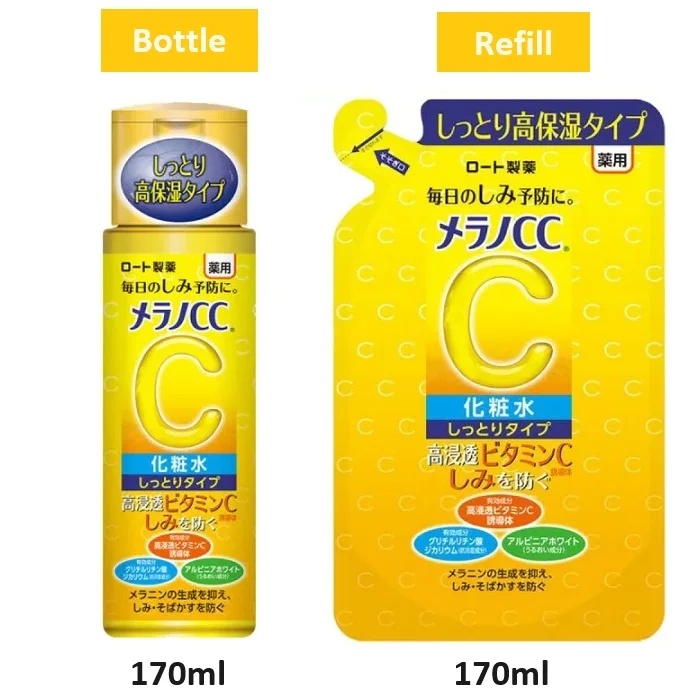 Japan Melano CC отбеливающий лосьон для кожи насыщенный 170 мл оптом Витамин C тонер продукты по уходу за кожей самые продаваемые 2024