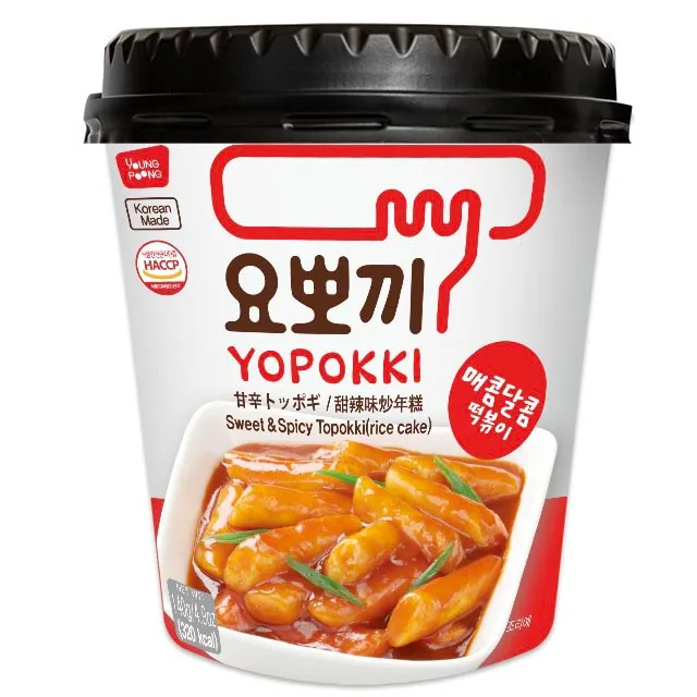 BAGIS 3 yopokki сладкий и пряный topokki, готовые к употреблению в пищу, Производство Корея, Корейская кухня, K-FOOD, легко шеф-повар, готовить легко