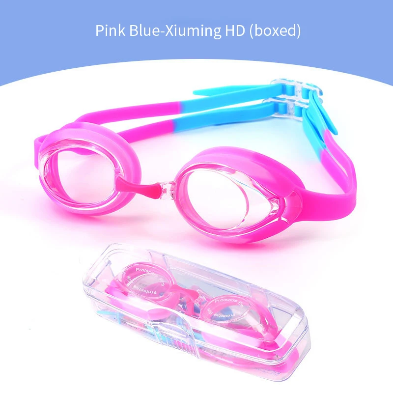 wholesale water recreation youth silicone waterproof competitive swim goggles fashionable sports swimming goggles  for children