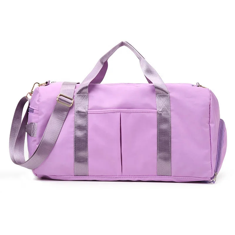 13 Color Custom Dry Wet Sport Duffel Holdall Training Yoga Travel Overnight Weekend Shoulder Tote Gym Bag With Shoes Compartment