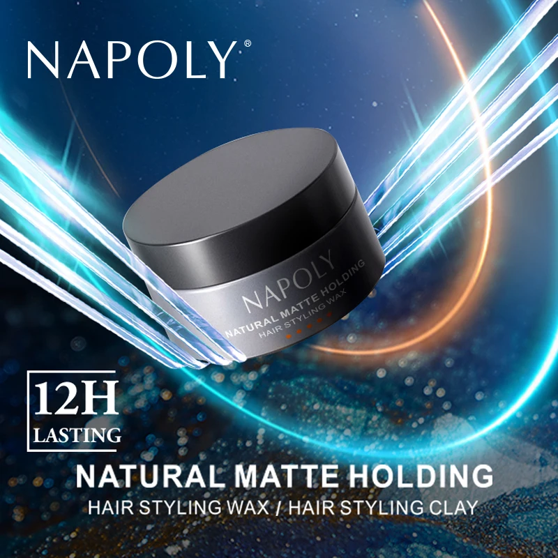 NAPOLY Hair Wax Private Label Manufacturer Organic Natural Best Elegance Perfume Strong Hold Pomade Styling Turkey Mens Hair Wax