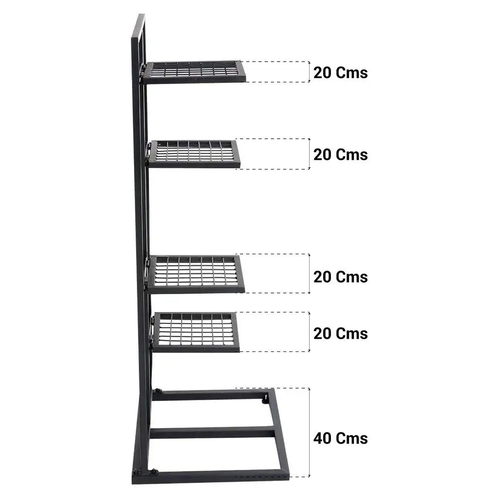 Contemporary Multi-Tier Indoor Outdoor Plant Stand Rack Flower Pot Display Shelf For Home Hotel Balcony Indoor and Outdoor