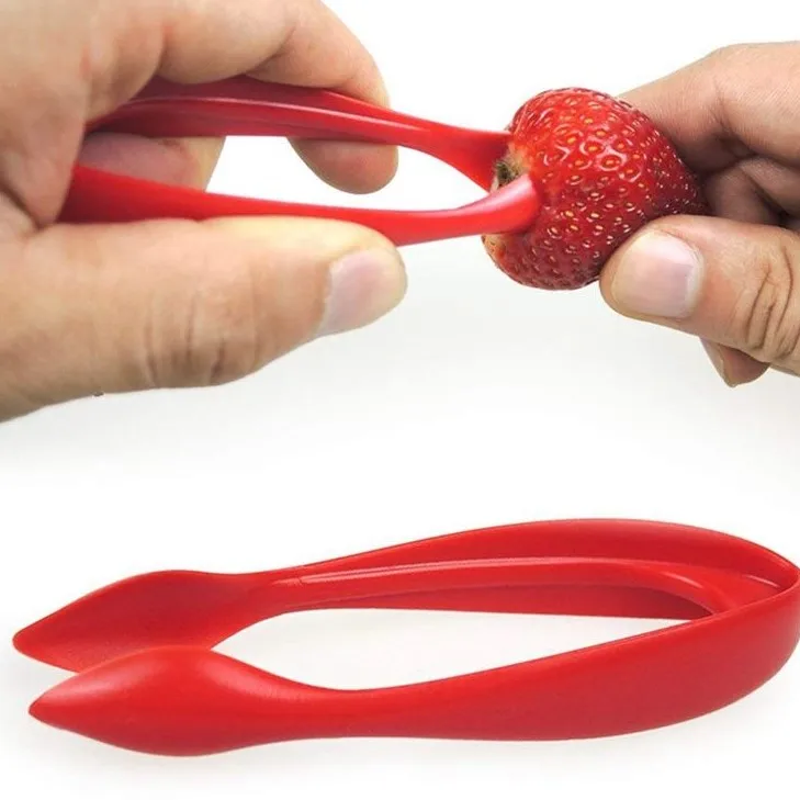 FV106 Strawberry Stem Separator Plastic Strawberry Fruit Corer Stalks Stems Remover