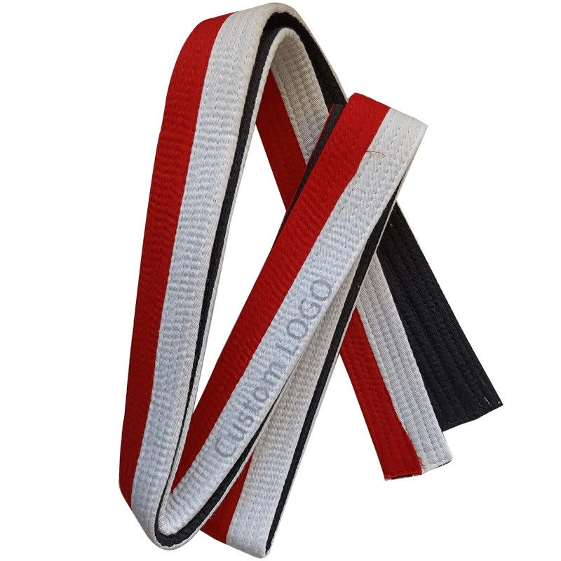 Wholesale Realsin MMA Custom Martial Arts Belts Karate Taekwondo Belts Color Belt Customized