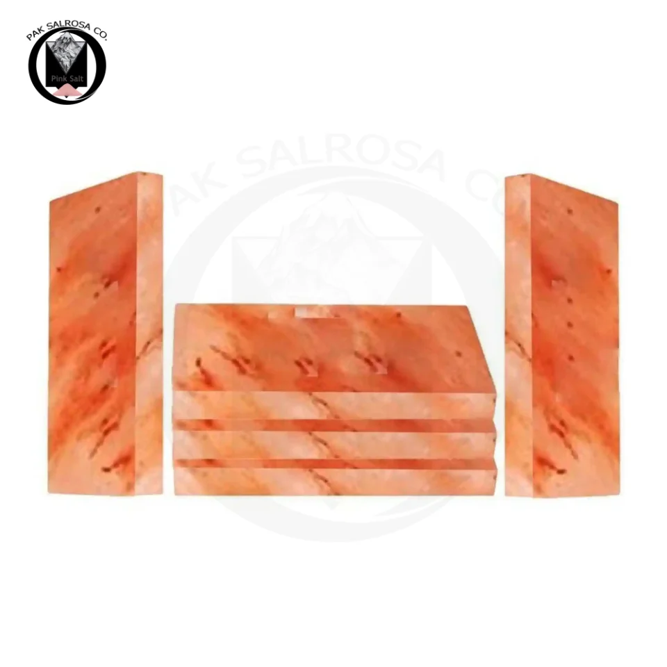 High Quality Natural Himalayan Pink Salt Bricks Square Block Pakistan Pink Himalayan salt Brick Wall Himalayan Salt Tiles