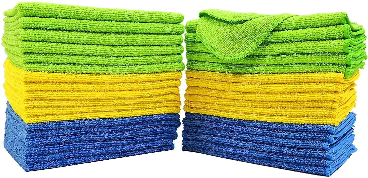 Commercial Grade Microfiber Cleaning Cloths Made by Microfiber Manufacturer Towel