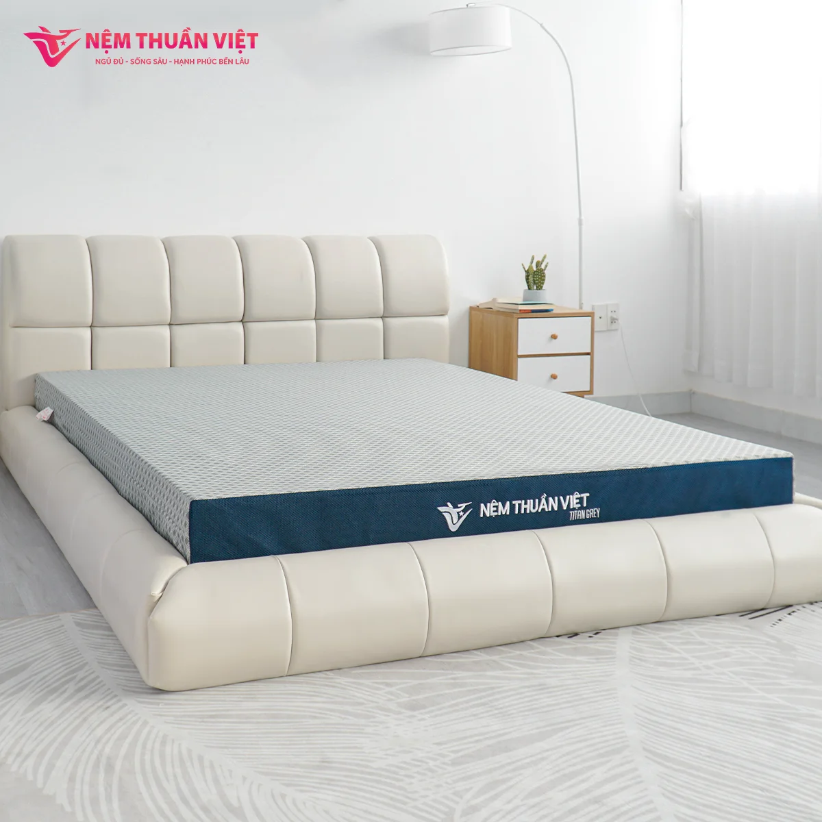 Набор матрасов хорошего сна супер легкие матрасы Queen Size мебель кровать Titan Grey натуральный латекс вьетнамский производитель