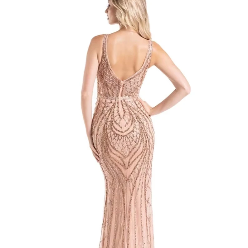 Platinum BLUE Beaded PLUS SZ Gatsby Miss Fisher 1920s flapper beaded party gown wedding dress and embellished dress