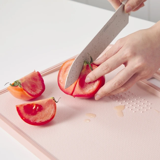 Yoko Eco-Friendly Non-Slip Plastic Cutting Board Rectangle Kitchen Chopping Utensil Safe for Home Use