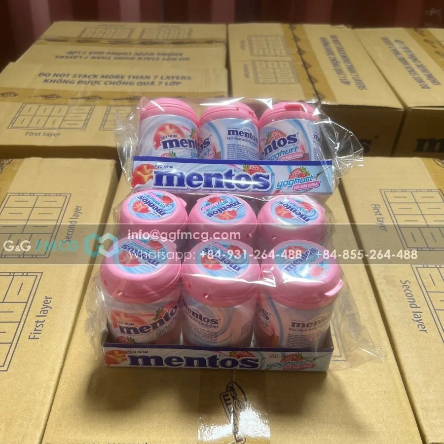 Хит продаж сладкая жевательная резинка для конфет вкусная Mentos Rainbow Candy