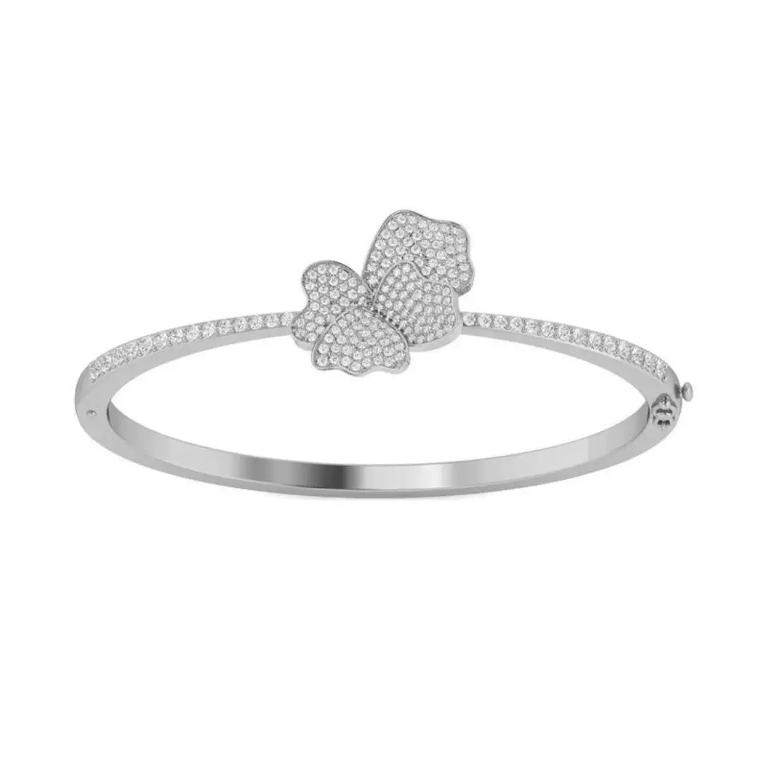 Latest Design Diamond Bangle For Women 18k Gold Bangle for Women, Bracelets for Women Moissanite Diamond Bangle