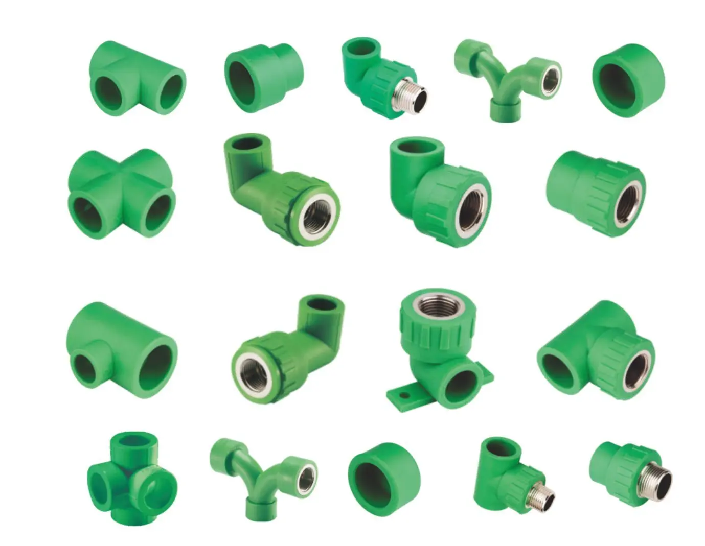 Factory best quality Ppr plastic 20-160mm fitting PPR tee ppr male female tee reducing tee