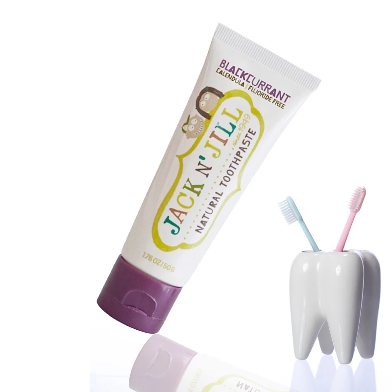 Hot Selling 50g Blackcurrant Jack N Jill Toddlers Natural Toothpaste Specially for Around 6 Months Old Kids
