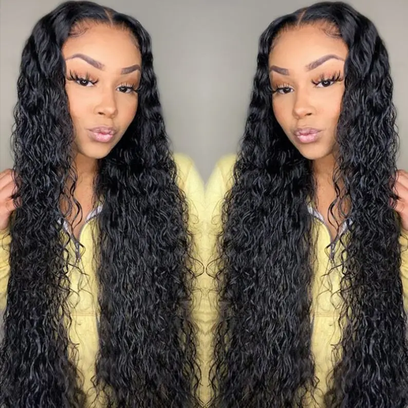 Anogol 13x4 Human Hair Lace Front Wig Cheap Human Hair Lace Front Wigs 14-22 Inches In 180% Density