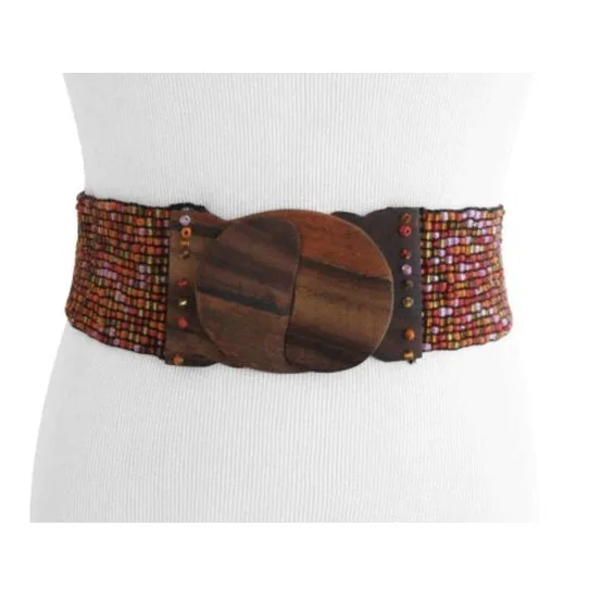 Stylish Seed Beads Embroidery Balt New Design Color  Beaded Embroidery Light Weight  Belt Handcrafted Seed Beads Belt