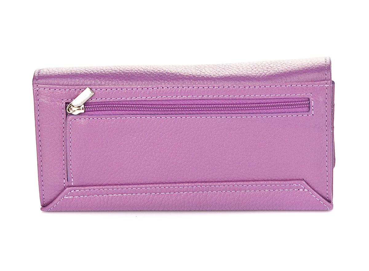 Genuine Leather Women Wallet Card Holder Women Purse Slim Phone Placed Long Wallet Bifold Wallet Customizable RFID Protection