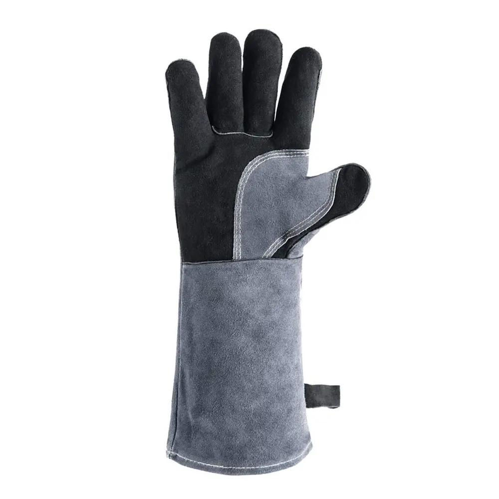 2023 New Design Full Finger Protection Durable Leather Welding Gloves / Best Selling Lightweight Leather Welding Gloves