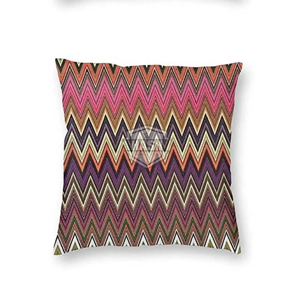 Color Stripe Throw Pillow Covers Cushion Covers Double Sided Printing with Hidden Zipper for Outdoor Patio Garden Living Room