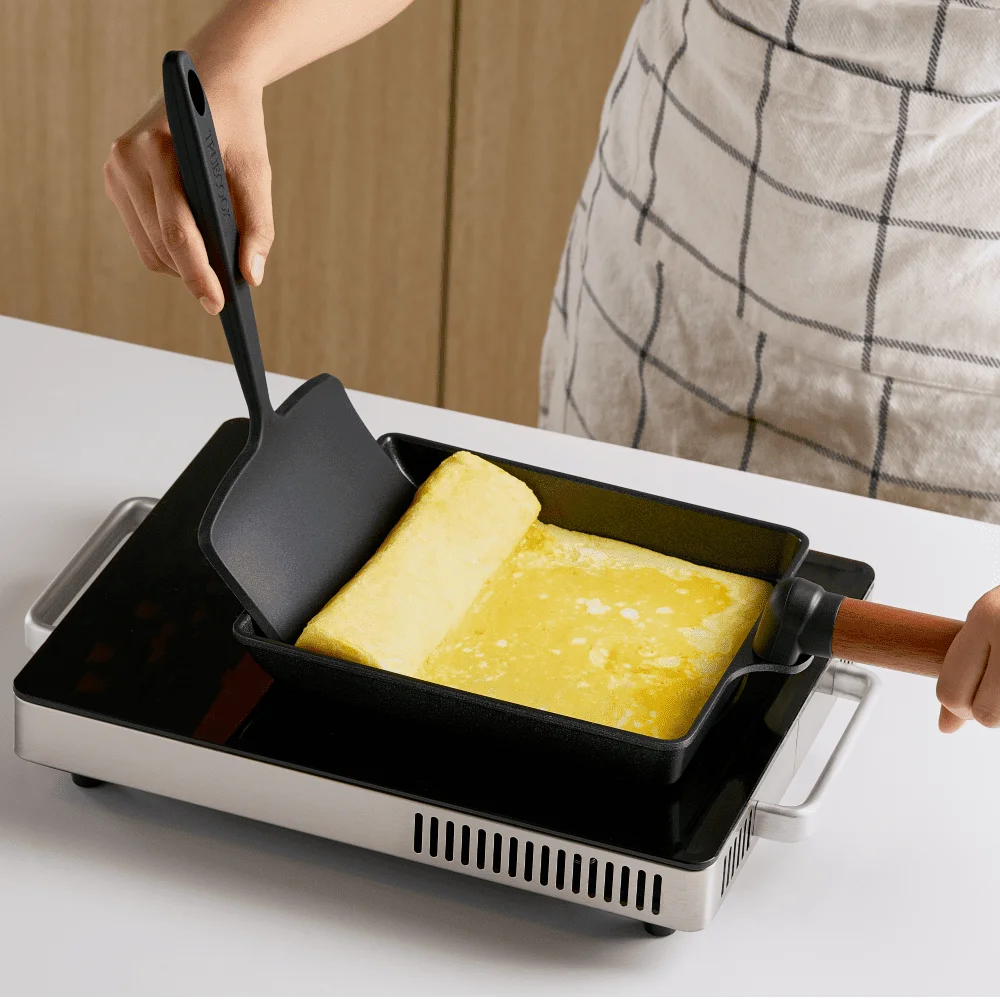 TrueCook Premium Ceramic Cookware Set 8 Types IH Induction with Canadian Maple Wood Handle