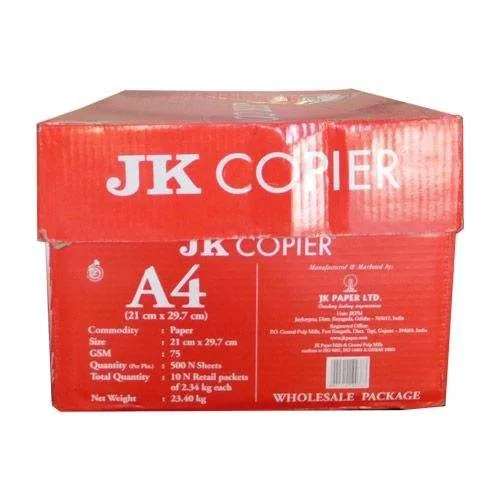 Оригинальная Высококачественная копировальная машина JK A4 бумага 80 gsm 75