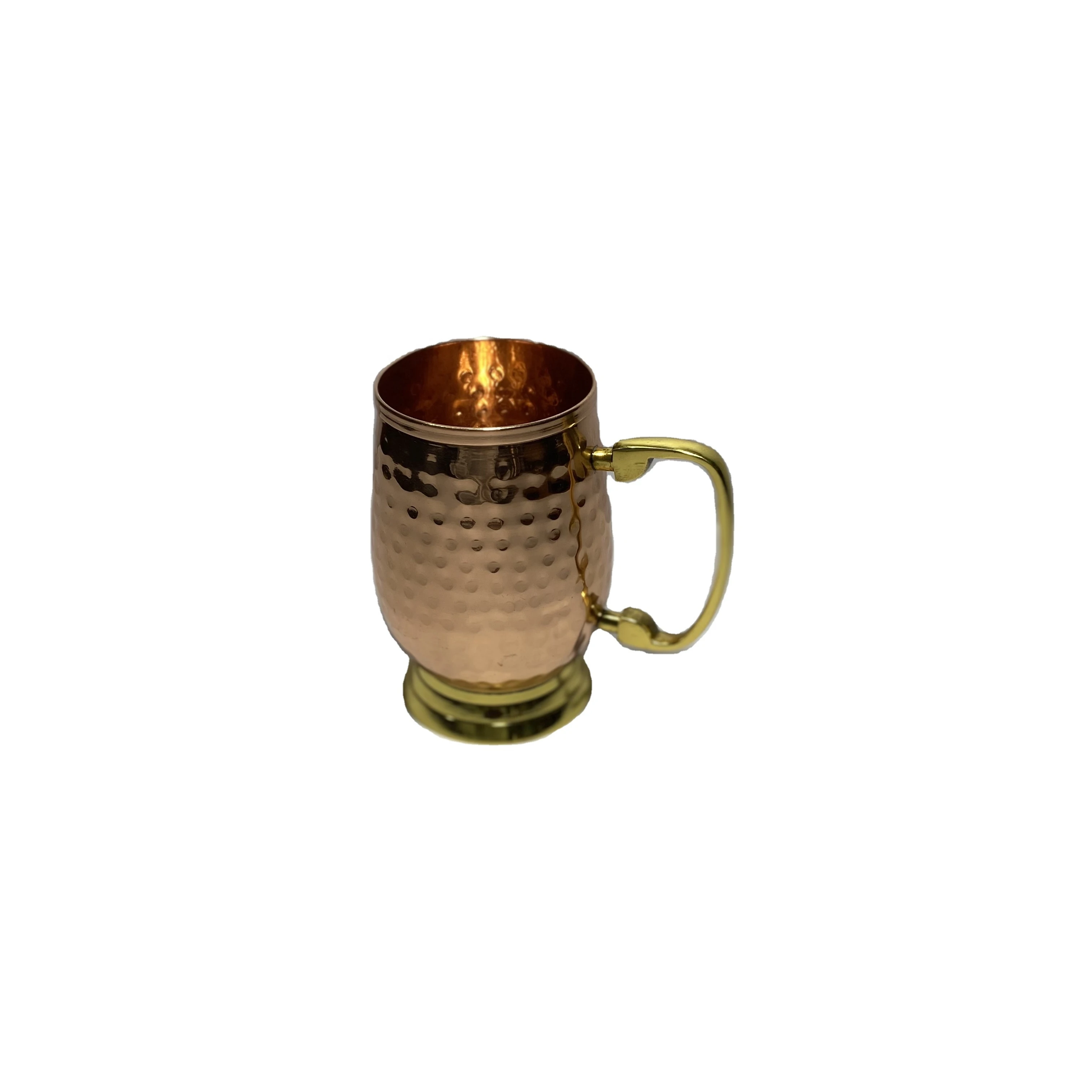 Best Quality Copper Mug With Brass Handle .