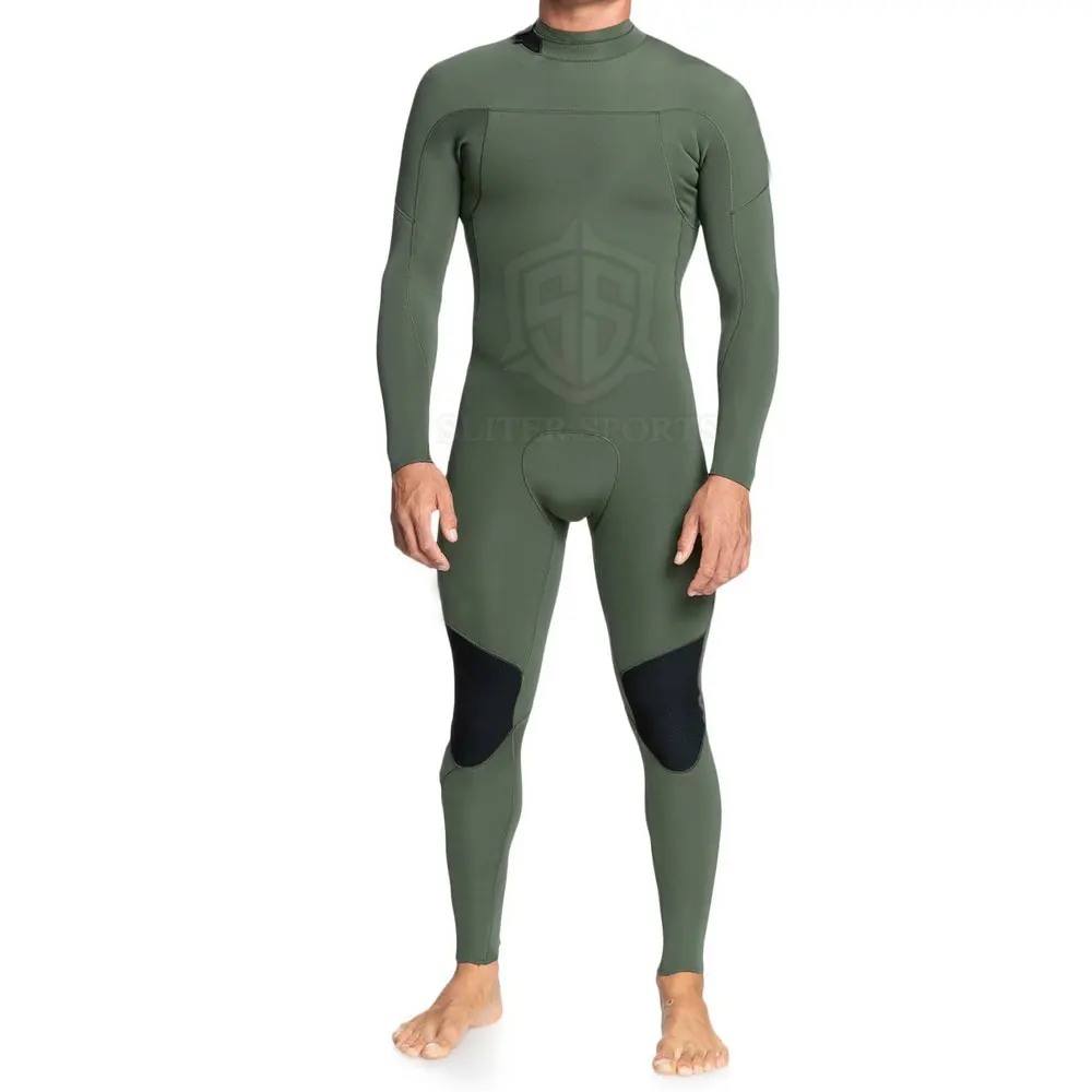 Mens Wetsuit 3mm Full Diving Suit Youth Neoprene Wetsuit Warm Full Body Long Sleeve Swim Suits Front Zipper One Piece