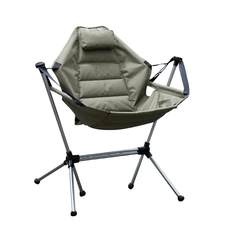Wholesale Ultralight Portable Foldable Outdoor Hanging Garden Beach Camping Rocking Chair