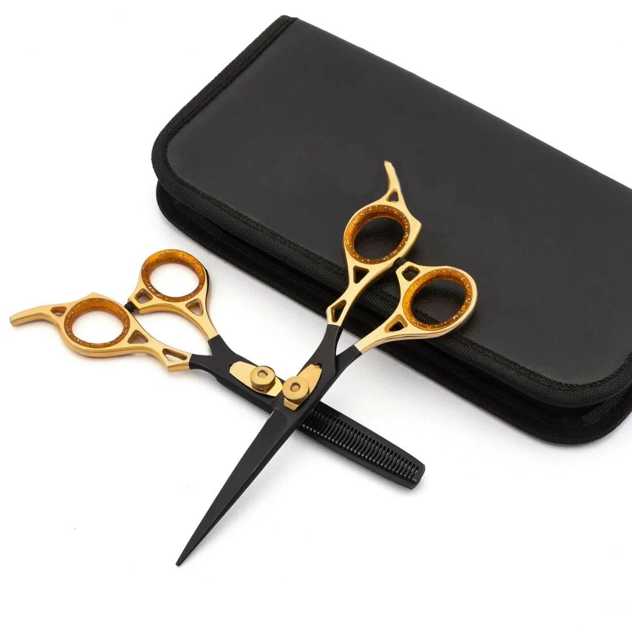 Creating Futuristic Design Developing Unmatched Hair Cutting Thinning Scissors Shears Hairdressing Salon Professional Barber set