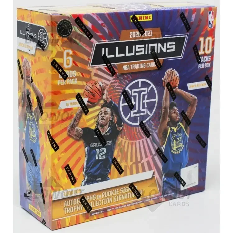 Ready to ship Panini Illusions Basketball Trading Cards Mega Box 60 cards per box playing cards
