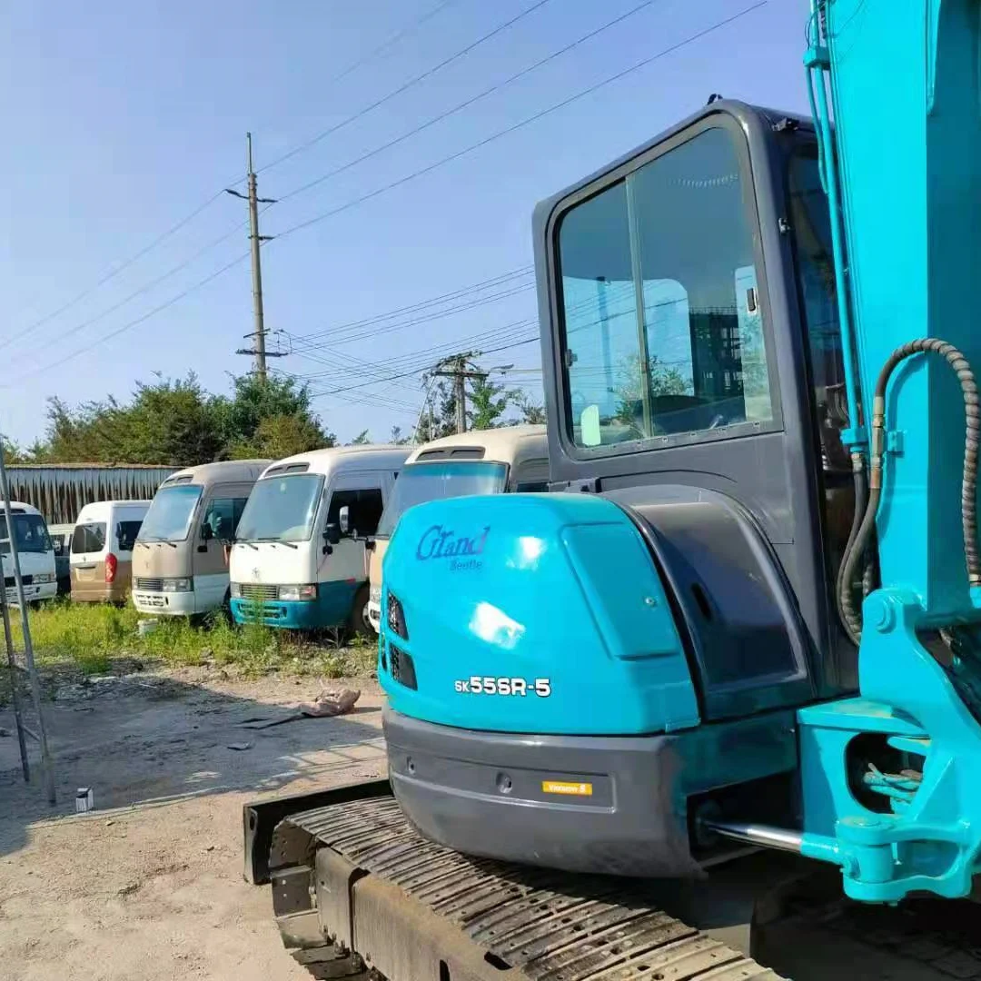 wholesale China Cheap Small Digger  micro Compact mini excavator 1 ton prices for sale Pc55 SK55 kubota excavator