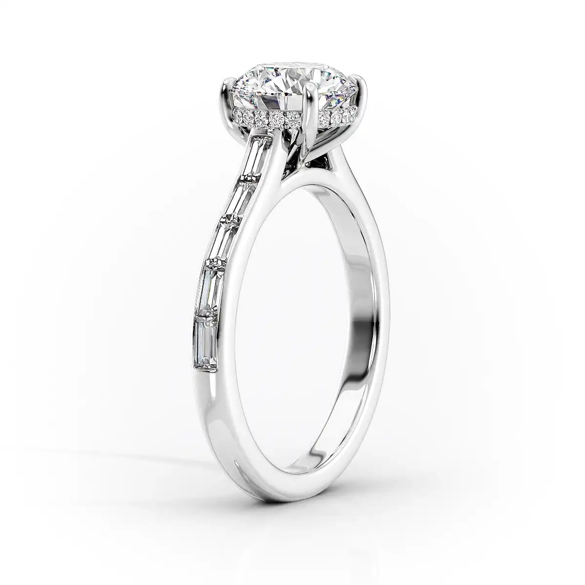 Super Offers Captivating The Monica 2.0 CT Halo Ring 14KT and 18KT Gold Plated Diamond Engagement Ring For Sale